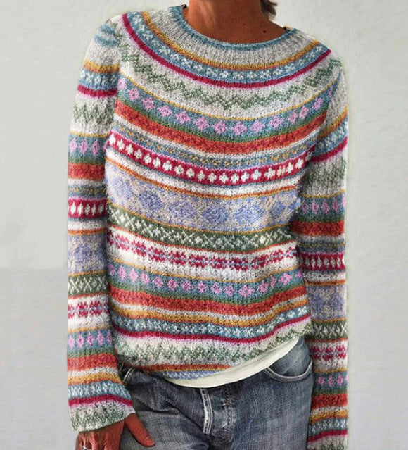 Dames gebreide sweatshirt