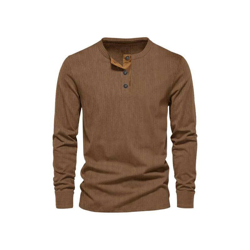 Overhemd met lange mouwen van corduroystof