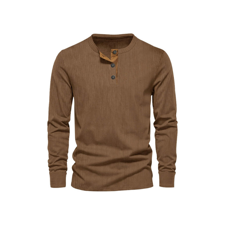 Overhemd met lange mouwen van corduroystof