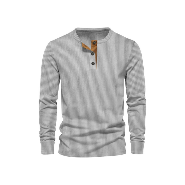 Overhemd met lange mouwen van corduroystof