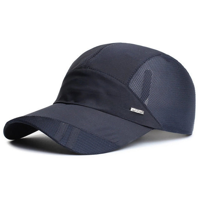 Pet unisex met meshpanelen verstelbaar sportstijl