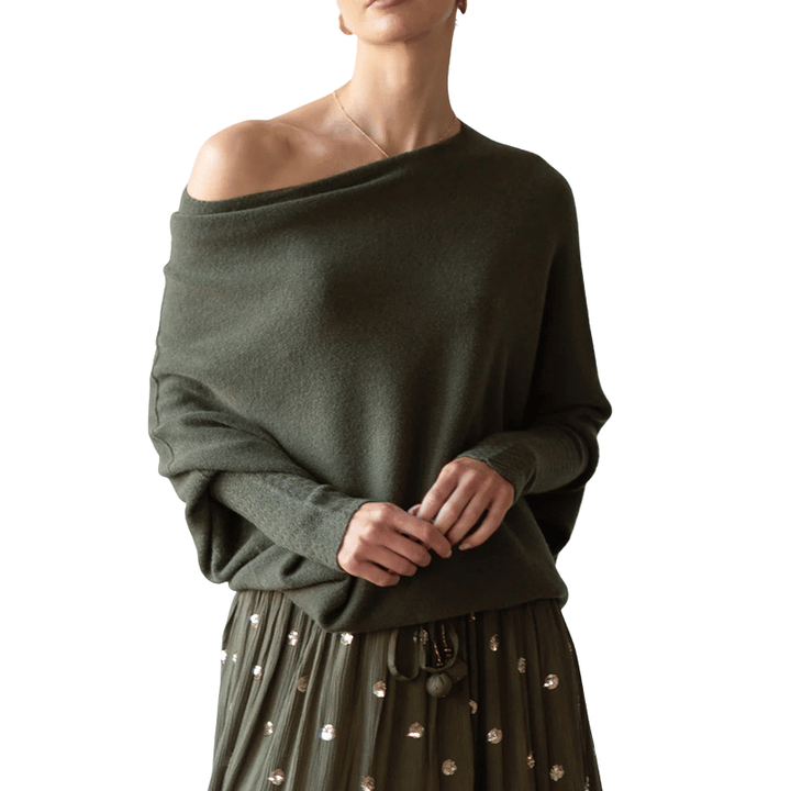 Pullovertrui met lange mouwen en patroon