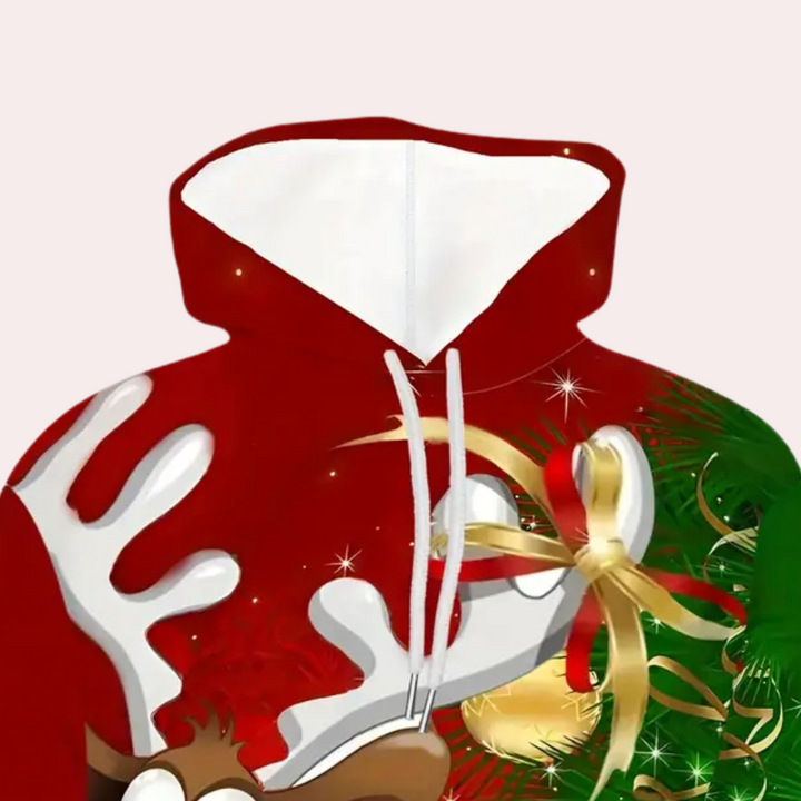 PIRES - Modieuze Kerstmis Hoodie voor Heren