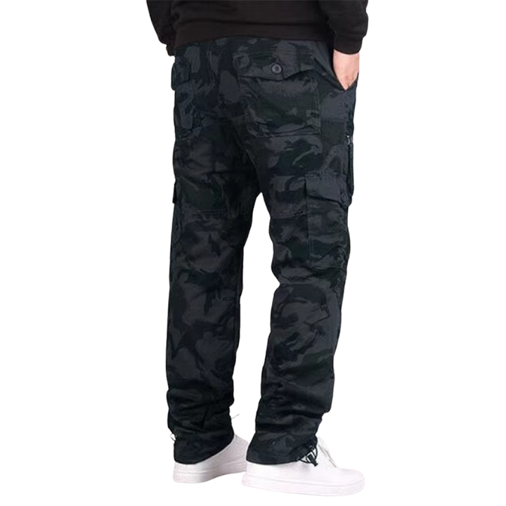 Rechte cargobroek voor heren met fleecevoering voor de winter