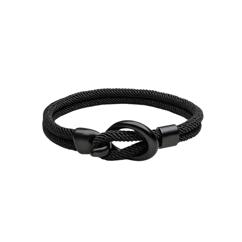 Touwarmband met metalen sluiting – geschikt voor dagelijks gebruik