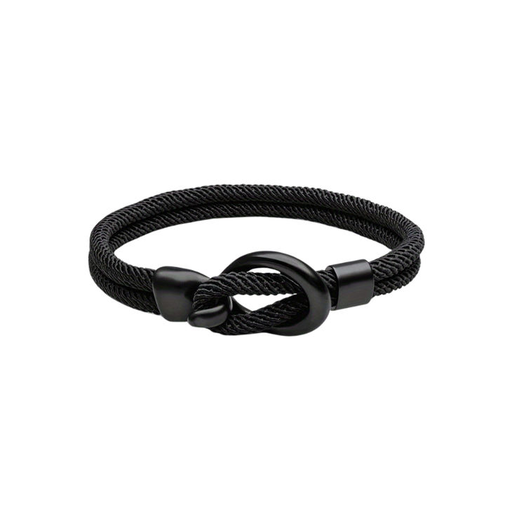 Touwarmband met metalen sluiting – geschikt voor dagelijks gebruik