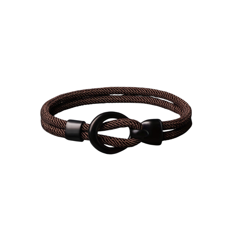 Touwarmband met metalen sluiting – geschikt voor dagelijks gebruik