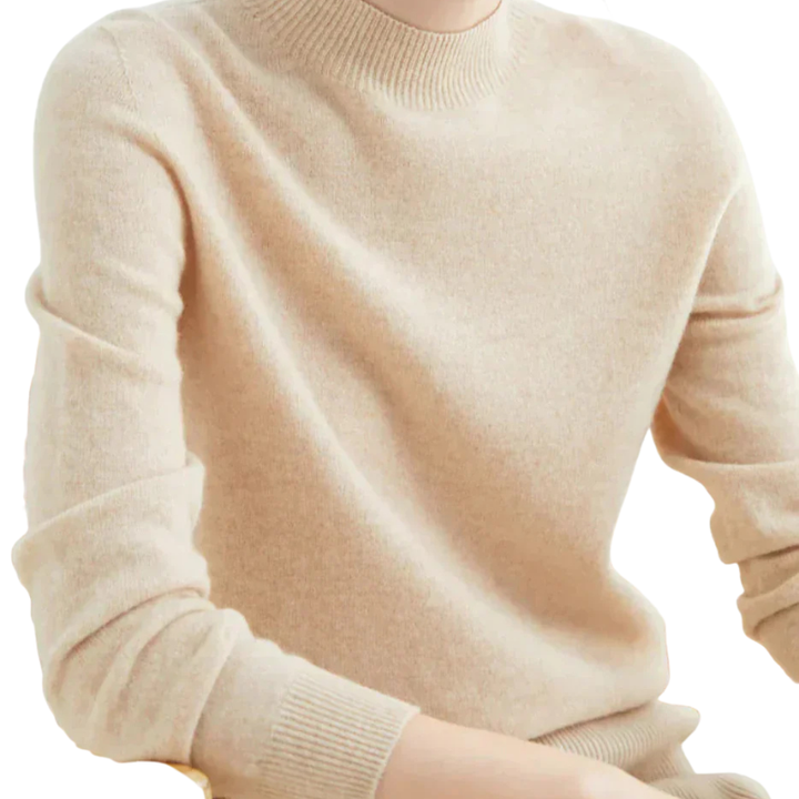 Trui met lange mouwen en ronde hals