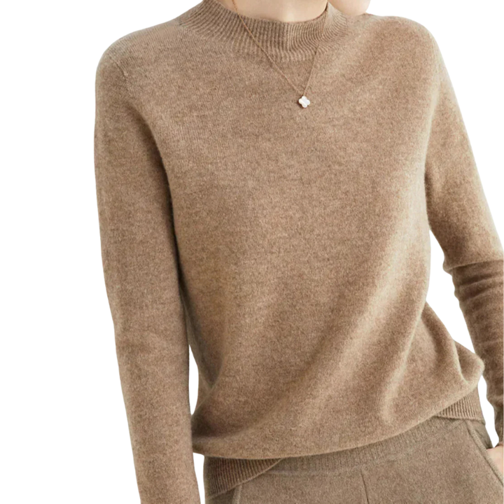 Trui met lange mouwen en ronde hals