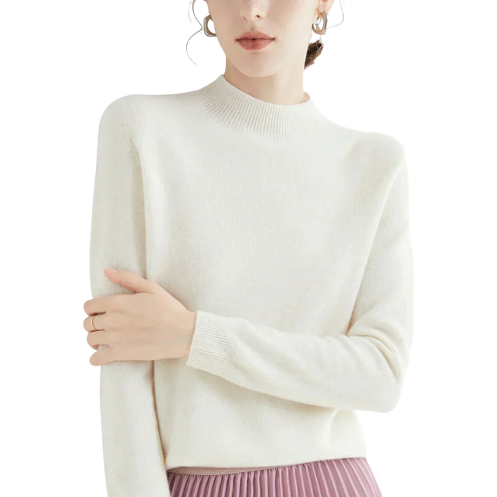 Trui met lange mouwen en ronde hals