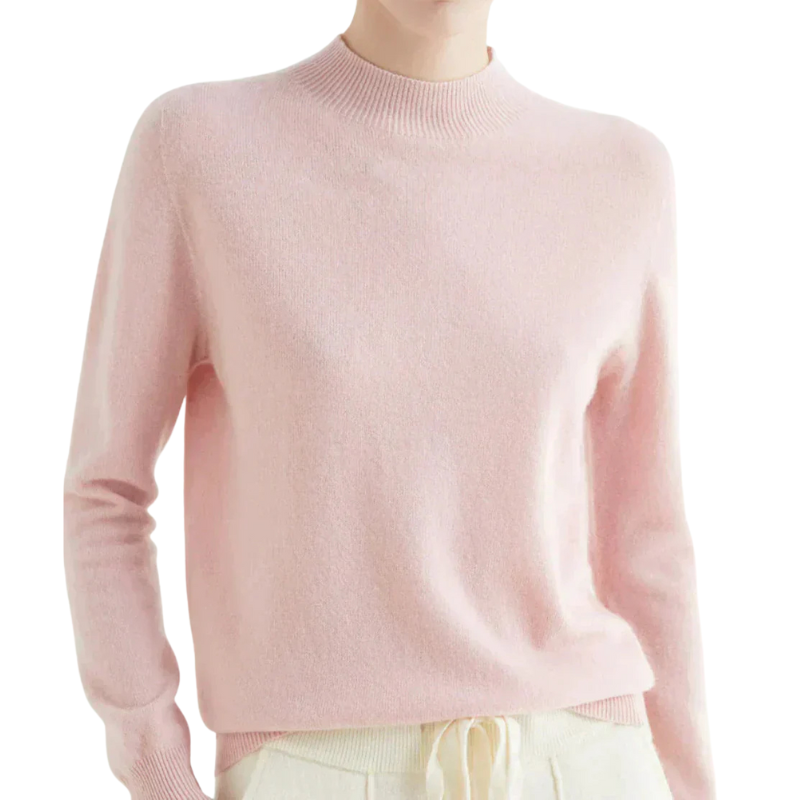 Trui met lange mouwen en ronde hals