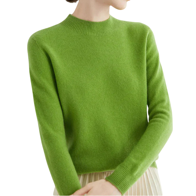 Trui met lange mouwen en ronde hals