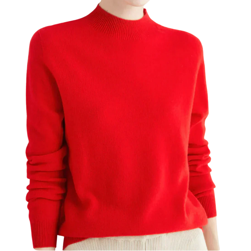 Trui met lange mouwen en ronde hals