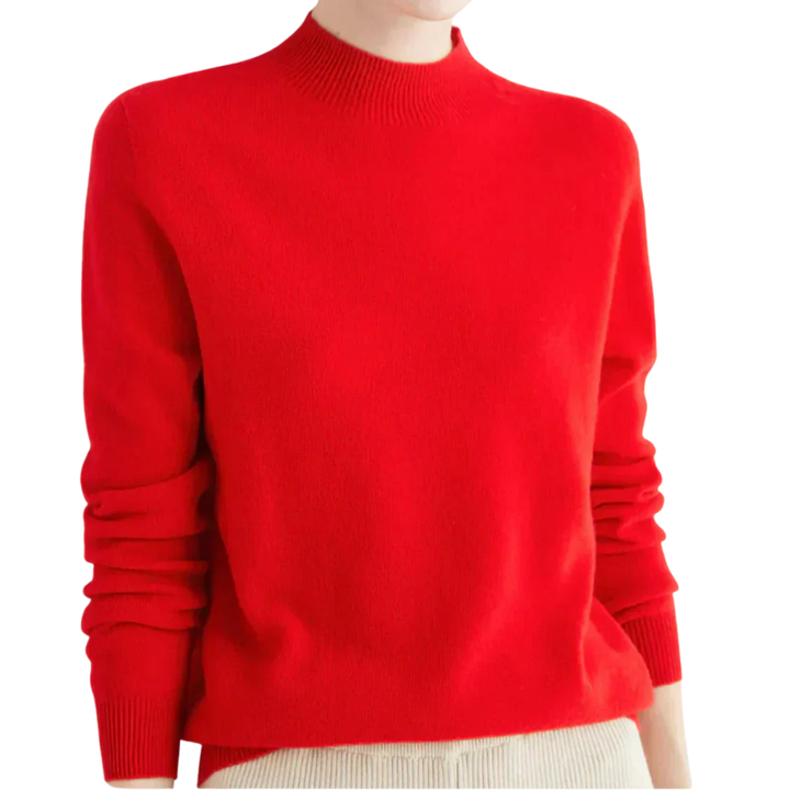 Trui met lange mouwen en ronde hals