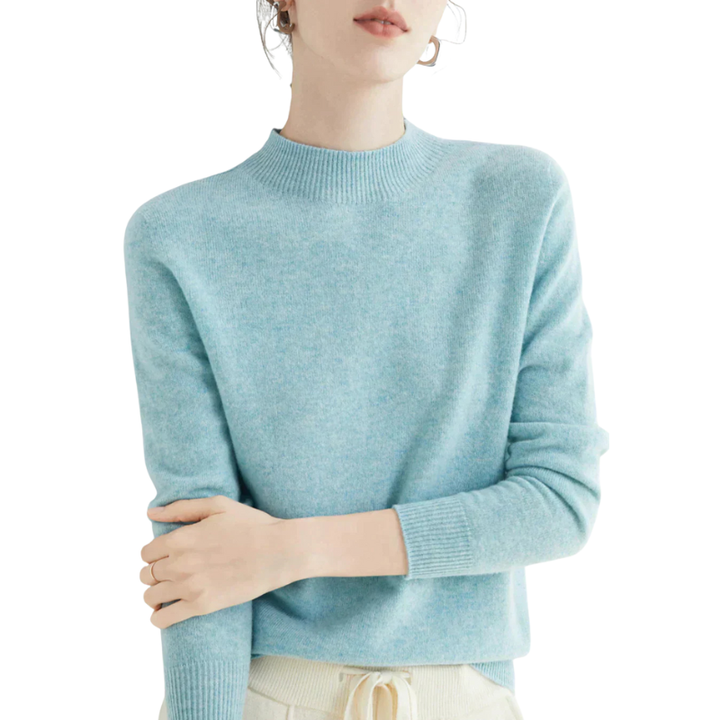 Trui met lange mouwen en ronde hals