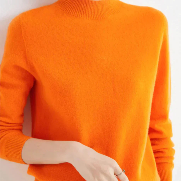 Trui met lange mouwen en ronde hals