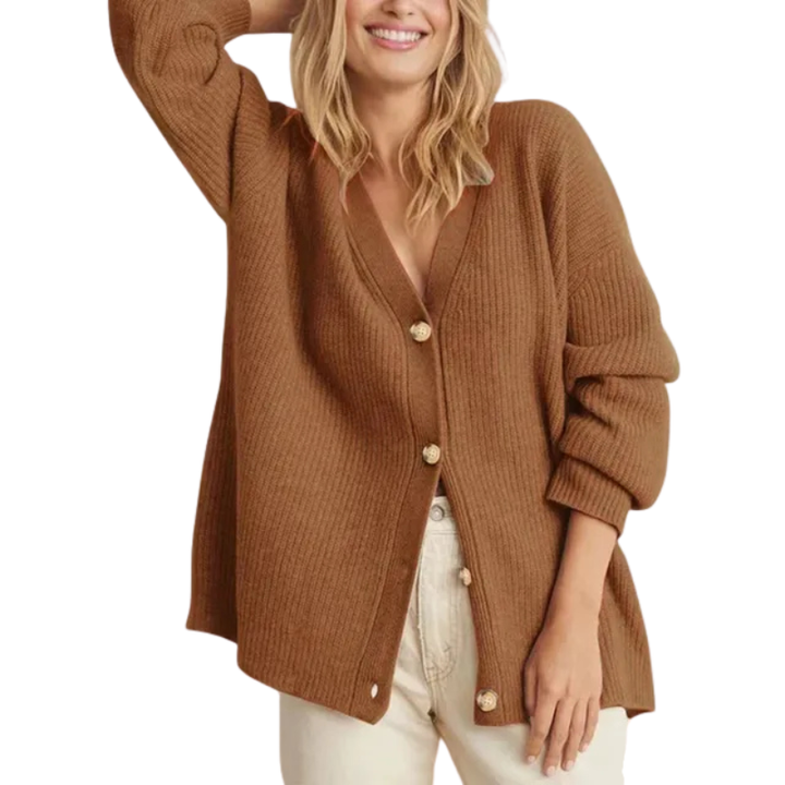 Vest met lange mouwen en open voorkant