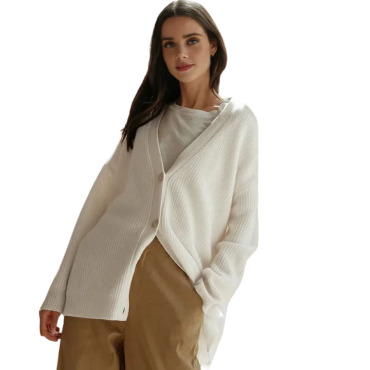 Vest met lange mouwen en open voorkant