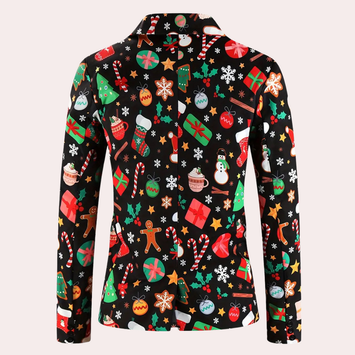 NELIO - Elegante Kerstblazer voor Heren