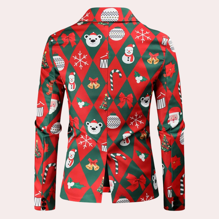 PAULOS - Elegante Kerstblazer voor Heren