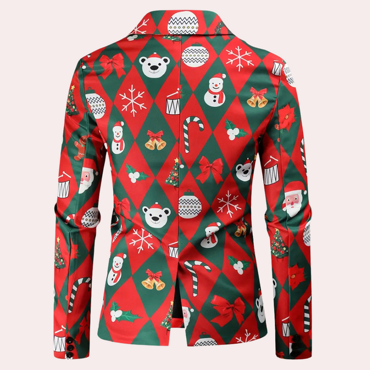 PAULOS - Elegante Kerstblazer voor Heren