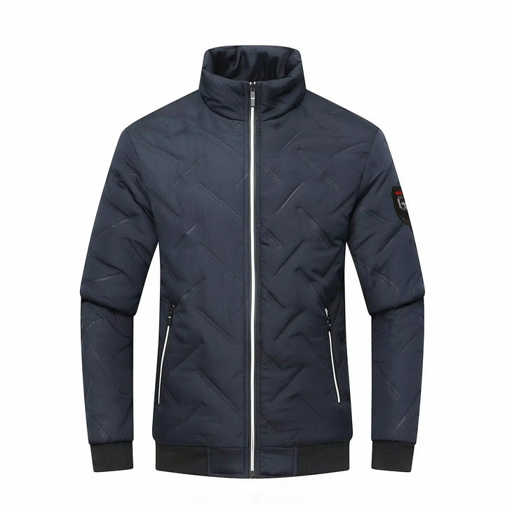 Gewatteerd winterbomberjack met lange mouwen voor heren