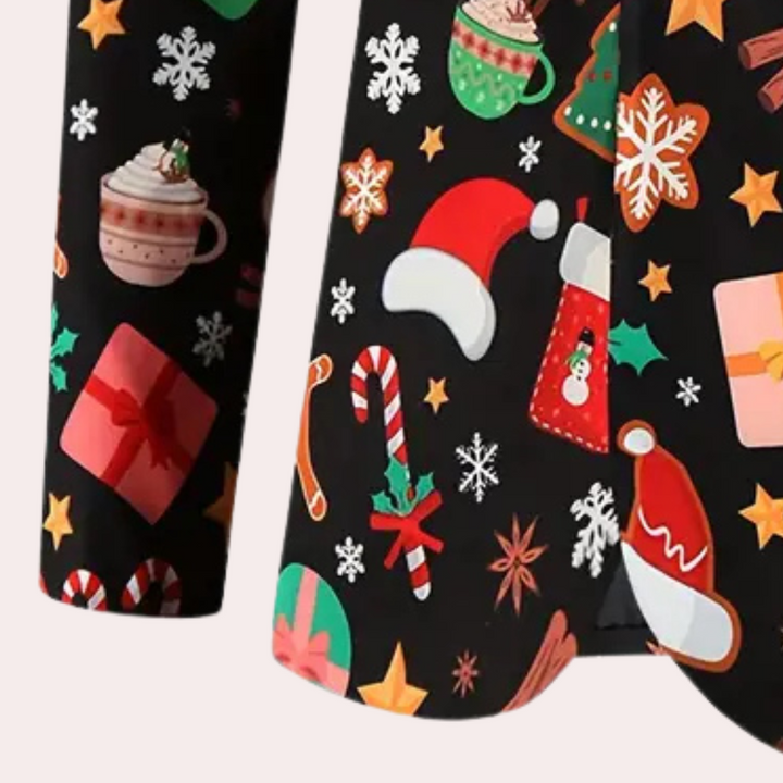 NELIO - Elegante Kerstblazer voor Heren