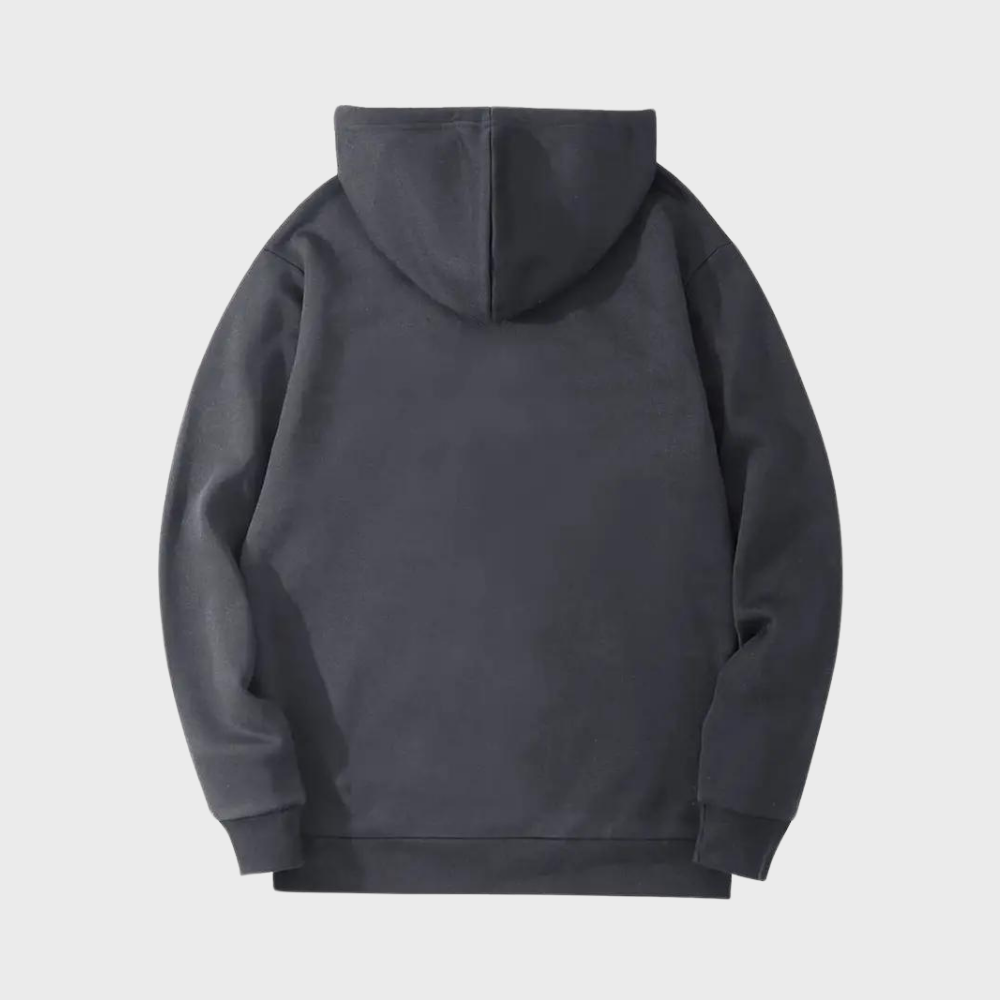 Herenhoodie met hartjesprint