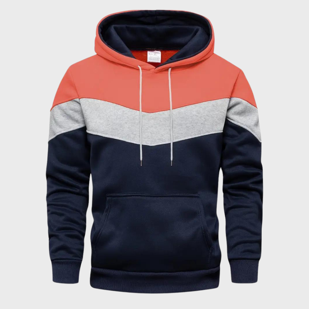 Casual herencapuchon met trekkoord