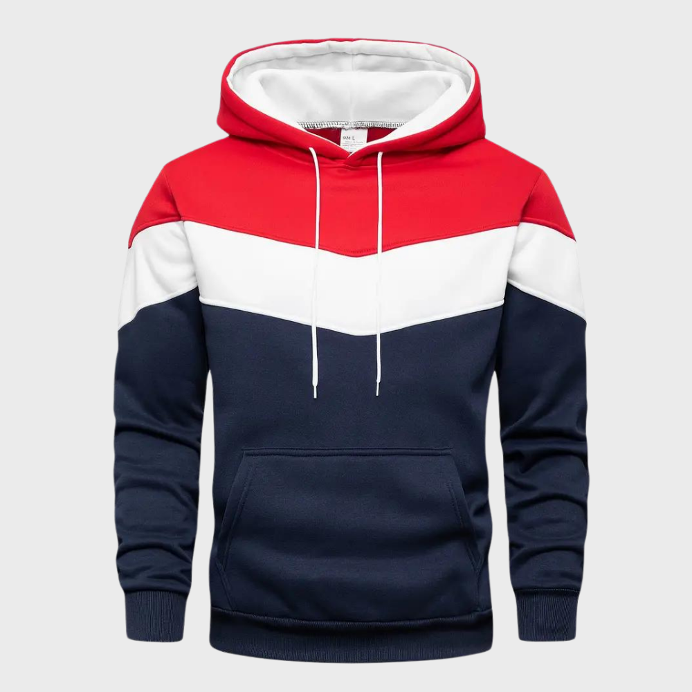 Casual herencapuchon met trekkoord
