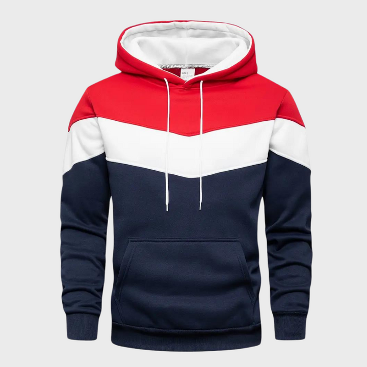 Casual herencapuchon met trekkoord