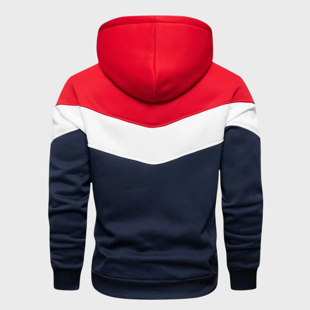 Casual herencapuchon met trekkoord