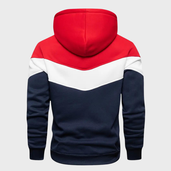Casual herencapuchon met trekkoord