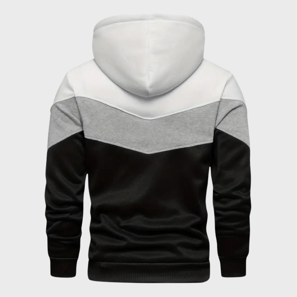 Casual herencapuchon met trekkoord